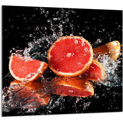 PANNEAU DE VERRE POUR CUISINE 65x60 Pamplemousse (1/5)