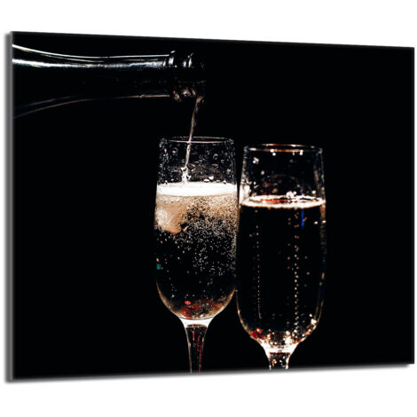 Protection de cuisinière en verre 60x52 Vin (1/5)