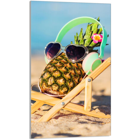 PLANCHE À DÉCOUPER EN VERRE 30x52 Ananas (1/5)