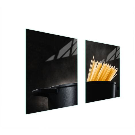 PLAQUE DE PROTECTION EN VERRE POUR CUISINIÈRE 85x52 PÂTES (1/5)