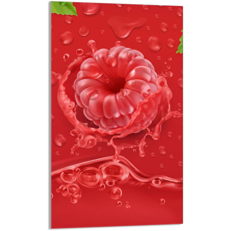 PLANCHE À DÉCOUPER EN VERRE 30x52 Framboise (1/5)