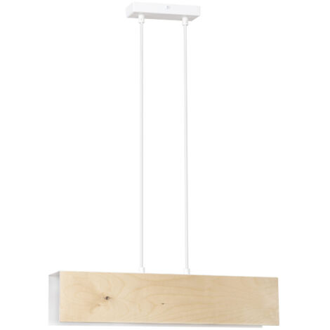 LAMPE À SUSPENSION Emibig 2xE27 60W CARLO 2 BLANC 611/2 (1/3)
