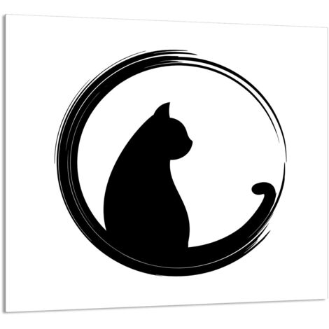 PANNEAU DE VERRE POUR CUISINE 65x60 Cat (1/5)