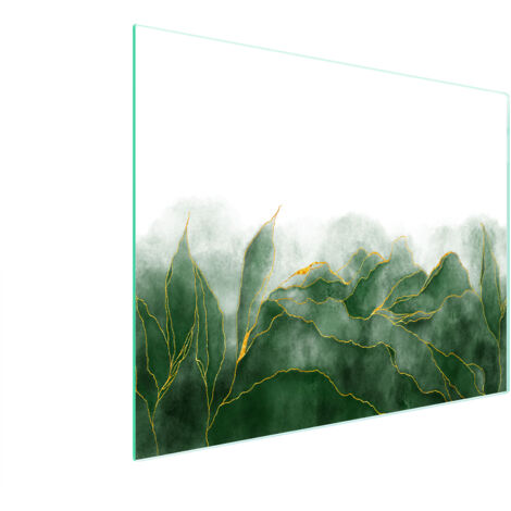 PLANCHE À DÉCOUPER EN VERRE 52x30 FEUILLES (1/5)
