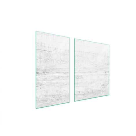 PLAQUE DE PROTECTION EN VERRE POUR POÊLE À BOIS 90x52