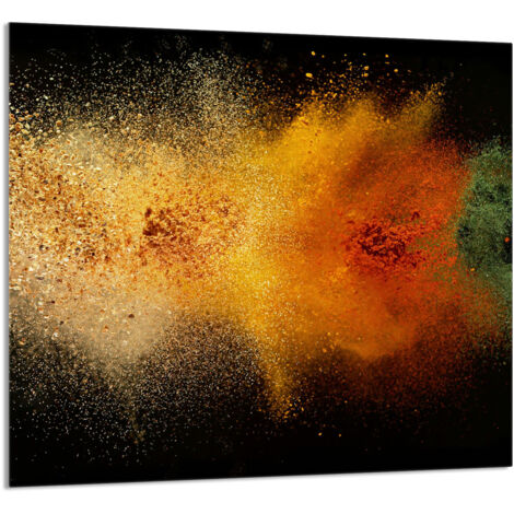 PANNEAU DE VERRE POUR CUISINE 65x60 Épices (1/5)
