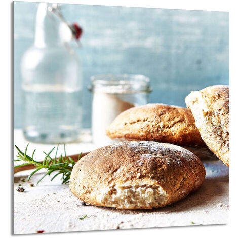 PANNEAU DE VERRE POUR CUISINE 60x65 Pain (1/5)