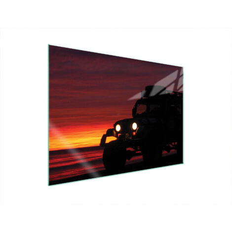 PLAQUE DE PROTECTION EN VERRE POUR POÊLE 70x52 AUTO (1/5)