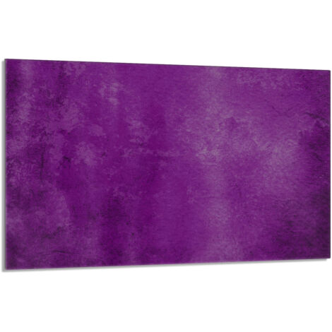 Plaque de protection en verre pour poêle 80x52 Violet (1/5)