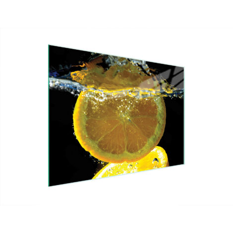 PLANCHE À DÉCOUPER EN VERRE 40x30 CITRON (1/5)