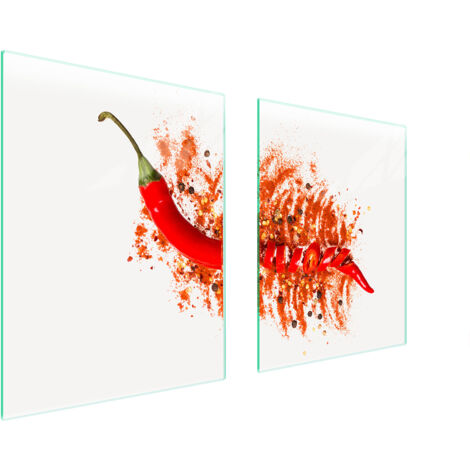 PLAQUE DE PROTECTION EN VERRE POUR POÊLE 85x52 CHILLI (1/5)