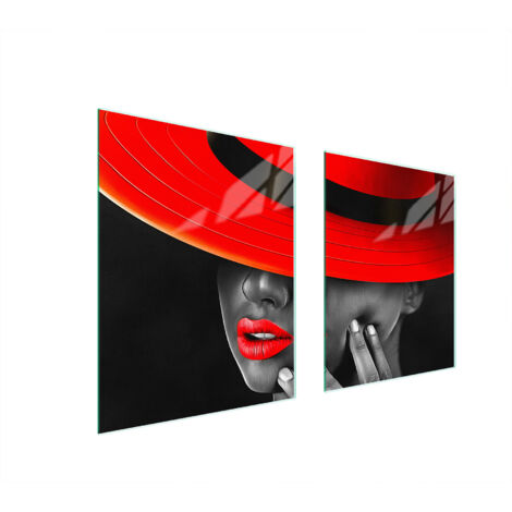 PLAQUE DE PROTECTION EN VERRE POUR POÊLE 85x52 FEMME (1/5)