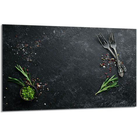 Plaque de protection en verre pour cuisinière 80x52 Cuisine (1/5)