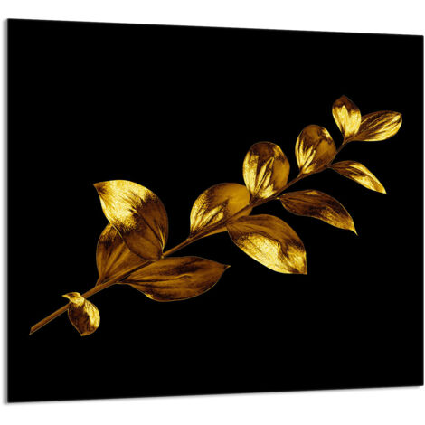 PANNEAU DE VERRE POUR CUISINE 65x60 Or (1/5)