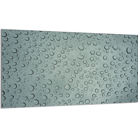 Plaque de protection en verre pour poêle 90x52 Krople (1/5)