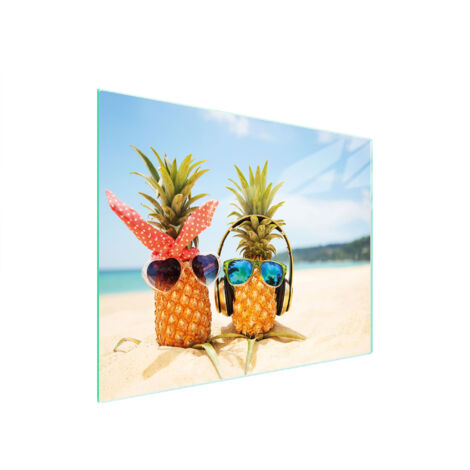 PLANCHE À DÉCOUPER EN VERRE 52x40 ANANAS (1/5)