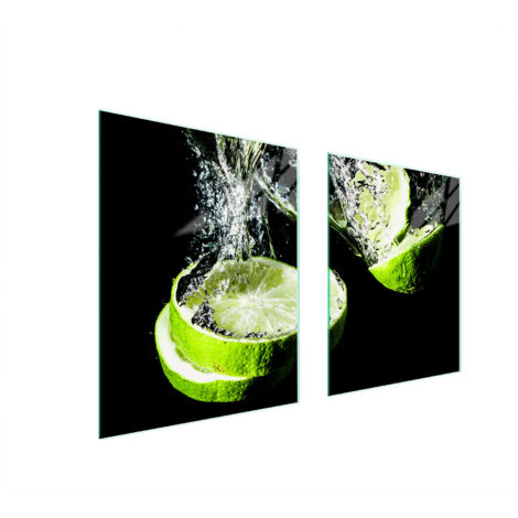 PLAQUE DE PROTECTION EN VERRE POUR POÊLE 85x52 LIME (1/5)