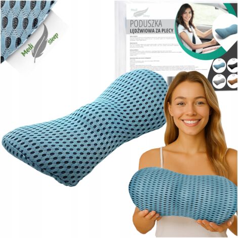 Oreiller de soutien lombaire orthopédique pour dormir dans un siège auto, en mousse à mémoire de forme (1/5)