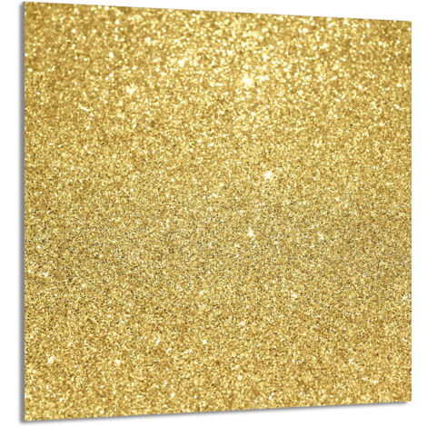 PANNEAU DE VERRE POUR CUISINE 60x65 Or (1/5)