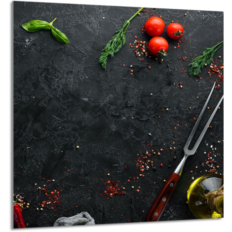 PANNEAU DE VERRE POUR CUISINE 60x65 Ardoise (1/5)
