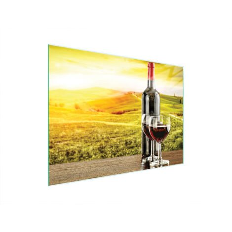 PLANCHE À DÉCOUPER EN VERRE 40x30 VIN (1/5)