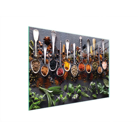 PLANCHE À DÉCOUPER EN VERRE 40x30 ÉPICES (1/5)