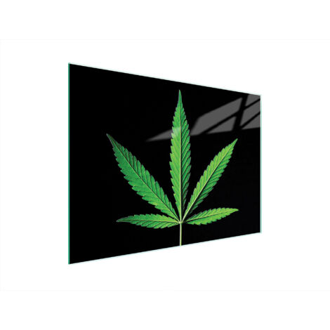 PLANCHE À DÉCOUPER EN VERRE 40x30 FEUILLES (1/5)