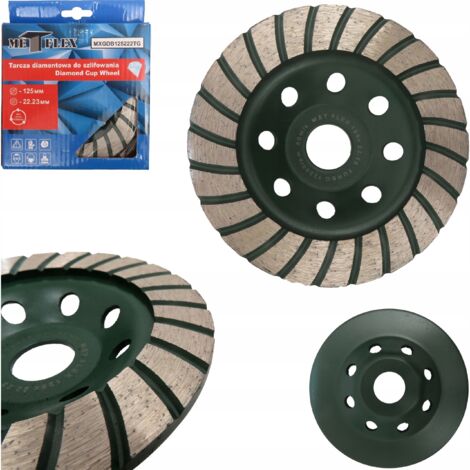 Disque à meuler pour béton 125 mm 22,2 mm Met-Flex