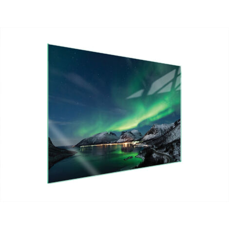PLAQUE DE PROTECTION EN VERRE POUR POÊLE 70x52 VUE (1/5)
