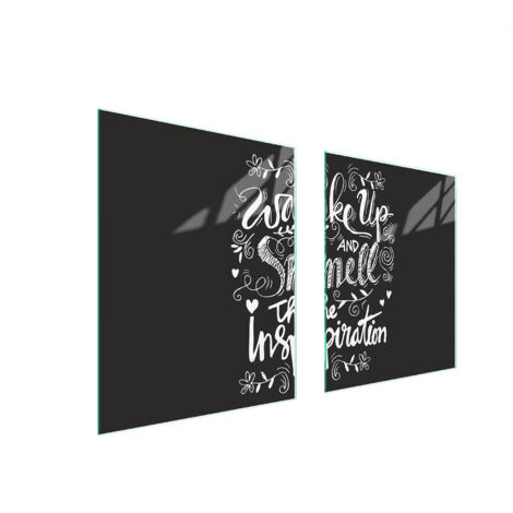 PLAQUE DE PROTECTION EN VERRE POUR POÊLE 85x52 NOIRE (1/5)