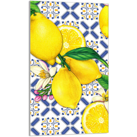 PLANCHE À DÉCOUPER EN VERRE 30x52 Citrons