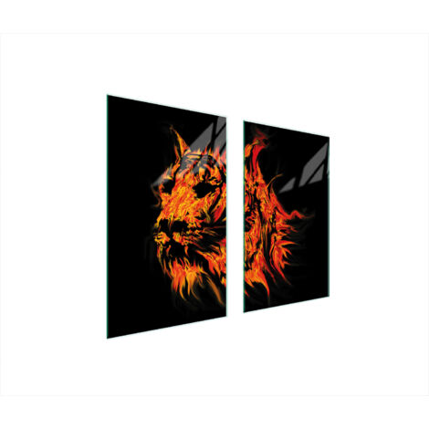 PLAQUE DE PROTECTION EN VERRE POUR POÊLE 75x52 TIGER (1/5)