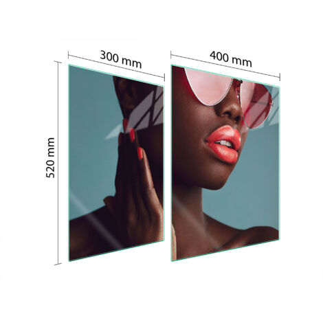 PLAQUE DE PROTECTION EN VERRE POUR POÊLE 70x52 FEMME (1/5)