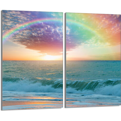 Plaque de protection en verre pour le poêle 2x30x52 Mer (1/5)