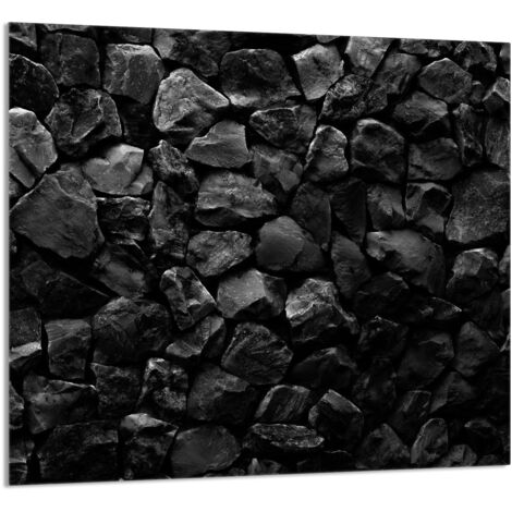 PANNEAU DE VERRE POUR CUISINE 65x60 Pierres (1/5)