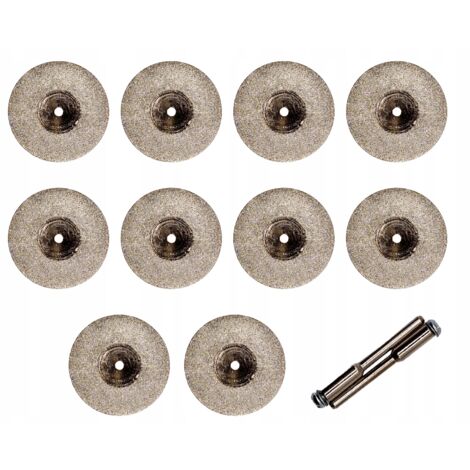 DISQUE DIAMANT 50 mm POUR MINI MEULEUSE DREMEL 10 DISQUES + 2 ARDS