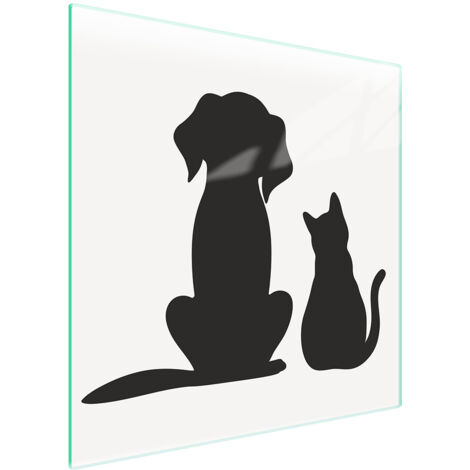PLAQUE DE PROTECTION EN VERRE POUR POÊLE 50x52 ANIMAUX (1/5)