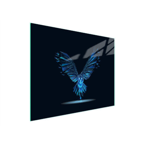 PLANCHE À DÉCOUPER EN VERRE 52x30 OISEAU (1/5)