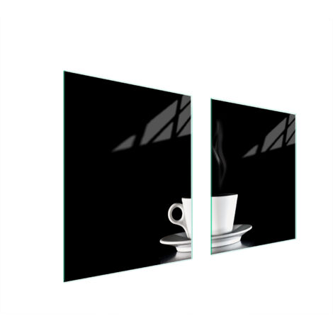 PLAQUE DE PROTECTION EN VERRE POUR CUISINIÈRE 85x52 CAFÉ (1/5)