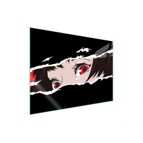 PLAQUE DE PROTECTION EN VERRE POUR POÊLE 70x52 ANIME (1/5)