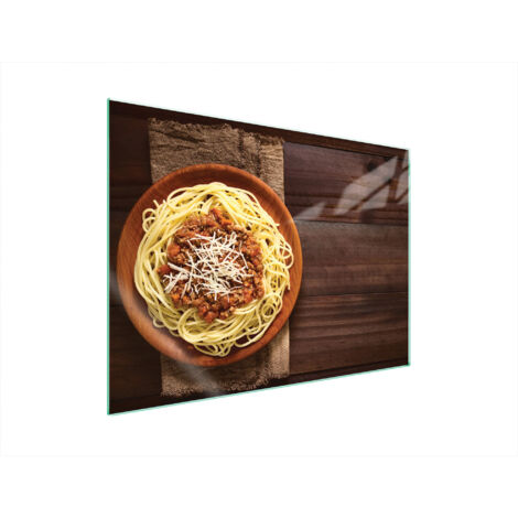 PLAQUE DE PROTECTION EN VERRE POUR CUISINIÈRE 70x52 FOOD (1/5)