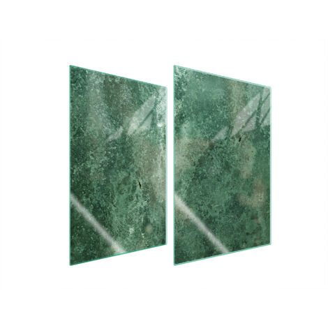PLAQUE DE PROTECTION EN VERRE POUR CUISINE 2x35x52 TURQUOISE (1/5)