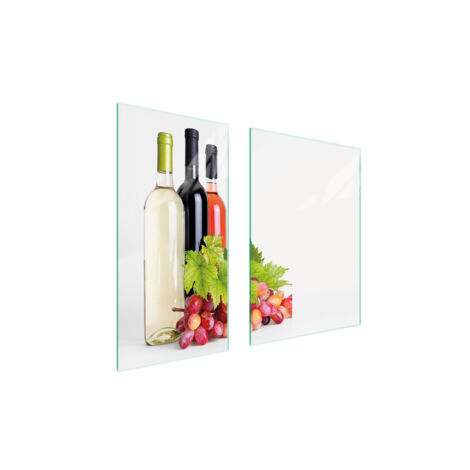 PANNEAU DE PROTECTION EN VERRE 75x52 VIN (1/5)