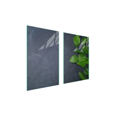 PANNEAU DE PROTECTION EN VERRE POUR CUISINE 65x52 ARDOISE (1/5)