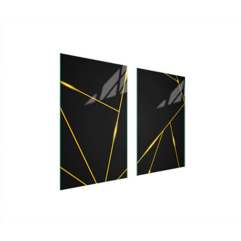 PLAQUE DE PROTECTION EN VERRE POUR POÊLE 75x52 NOIRE (1/5)
