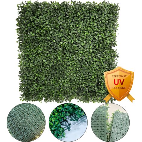 Mur végétal - Panneau végétal - Buis UV 50 x 50
