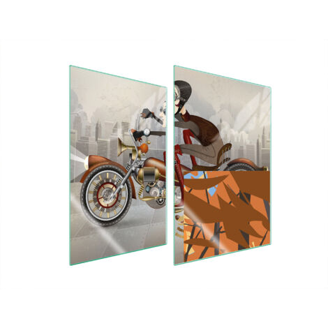 PLAQUE DE PROTECTION EN VERRE POUR CUISINE 2x35x52 LAS (1/5)