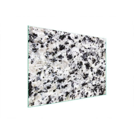 PLAQUE DE PROTECTION EN VERRE POUR POÊLE 70x52 MARBRE (1/5)