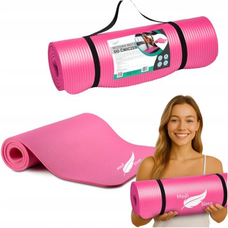 Tapis d'exercice épais pour gymnastique, yoga, fitness, tapis en mousse pour salle de sport