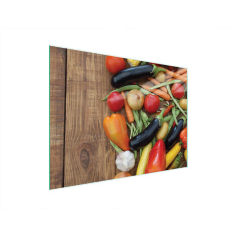 PLANCHE À DÉCOUPER EN VERRE 40x30 LÉGUMES (1/5)